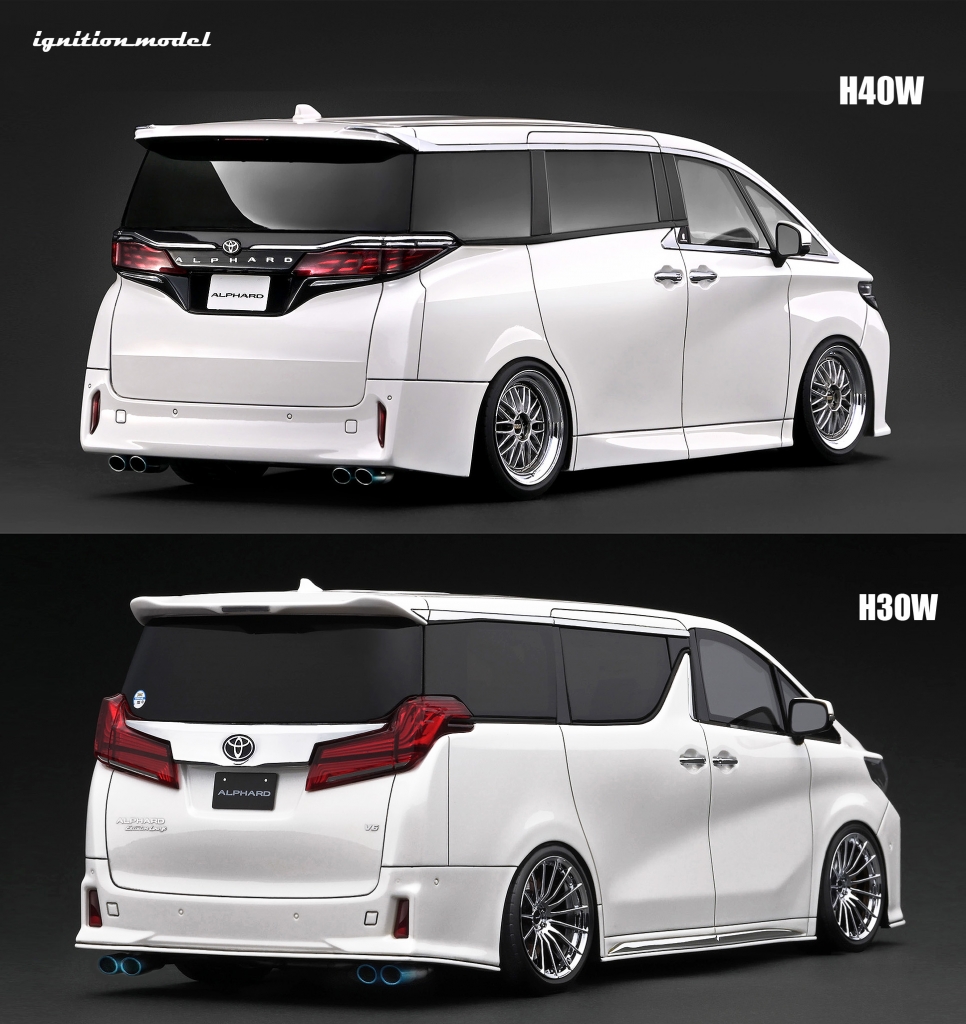 1/18スケールで楽しむ「Toyota ALPHARD」新旧比較！ | ignition model