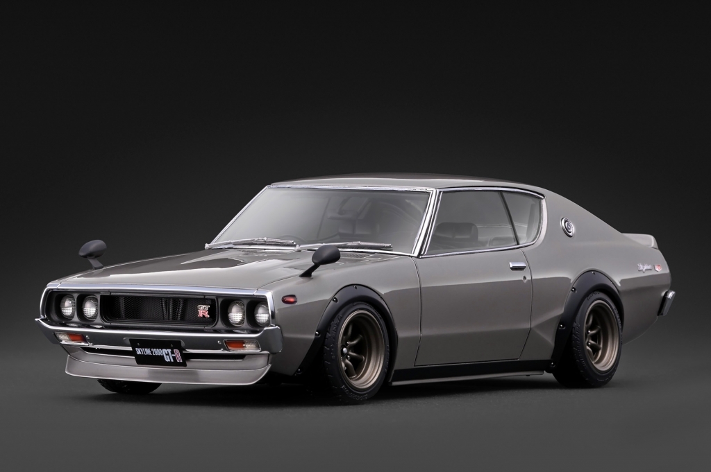 イグニッションモデル1/18 ヨンメリワークス★カスタム 販売予告：1/18 エンジン付 WEB限定「Skyline 2000 GT-R (KPGC110)」9
