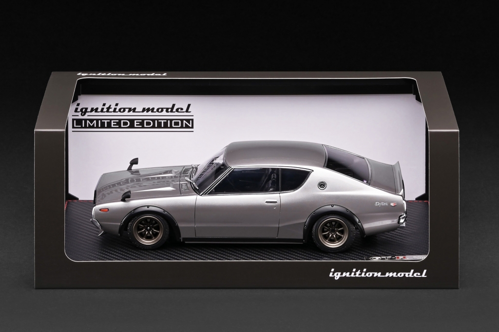 販売予告：1/18 エンジン付 WEB限定「Skyline 2000 GT-R (KPGC110)」9