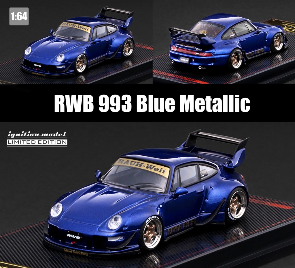 イグニッションモデル 1/64 RWB993 2台セット 今晩 受注スタート：1/64スケールWEB限定モデル「RWB 993」にご注目