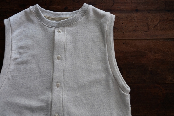 MUYA Relax vest リラックスベスト オートミール サイズ2 Relax vest No.2544