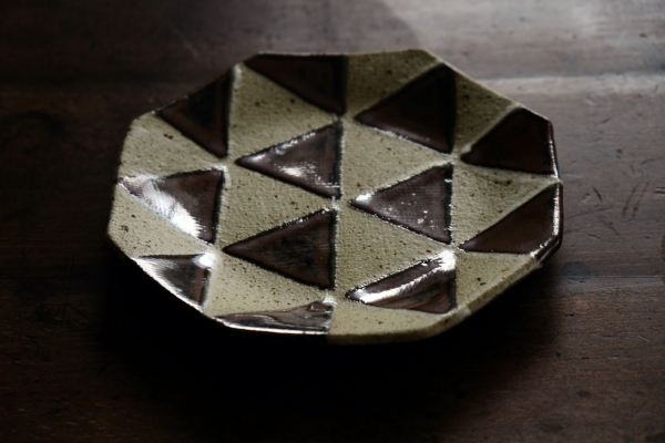 益子焼【鈴木稔】作　中皿　　師:高内秀剛 鈴木 稔・八角皿 | classico ｜ blog