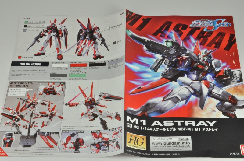 HG 1/144 R-16 MBF-M1 M1 アストレイ ランナー紹介 | KenBill Blog