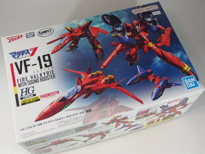 HG 1/100 VF-19改 ファイヤーバルキリー サウンドブースター装備 HG 1/100 VF-19改 ファイヤーバルキリー サウンドブースター装備
