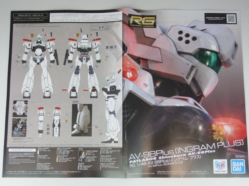 RG 1/48 AV-98Plus (イングラム・プラス) (機動警察パトレイバー EZY