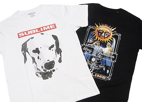 SUBLIME(サブライム)のオフィシャルTシャツが入荷しています