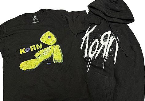 KORN (コーン)のオフィシャル パーカー、Tシャツが入荷いたしました 