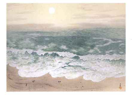 横山大観「海潮四題・夏」リトグラフ :: 絵画買取・販売 - シバヤマ
