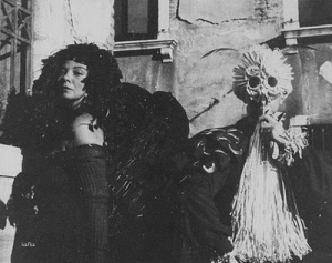 palazzo sul Canal Grande Venezia, Palazzo Labia, 3 settembre 1951.Leonor Fini e Fabrizio Clerici