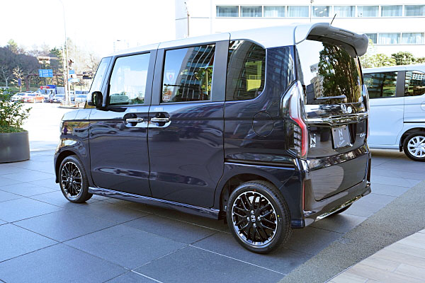 ホンダ N-BOX カスタム L ターボ ブルー / シルバー Honda N-BOX