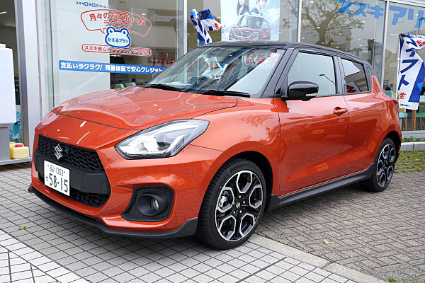 ボディボード ブラックオレンジ スズキ スイフト スポーツ 6MT オレンジ / ブラック Suzuki Swift
