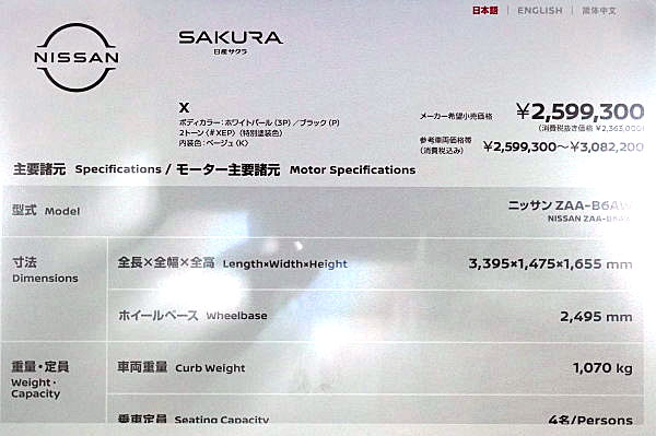 1インチエクステンション　(白サクラ✕ブラック) 日産：サクラ [ SAKURA ] 軽自動車｜外観・デザイン｜外装
