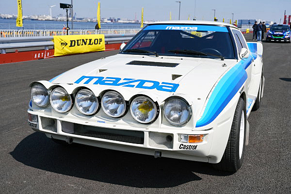 Wrc Plenum Rx7 マツダ RX-7 エボ WRC グループB SA22 デモンストレーション走行 Mazda RX-7 evo WRC Group B SA22 ...