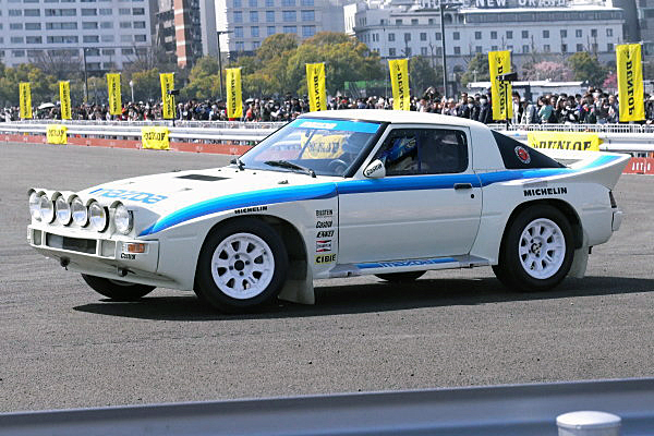 Wrc Plenum Rx7 マツダ RX-7 エボ WRC グループB SA22 デモンストレーション走行 Mazda RX-7 evo WRC Group B SA22 ...