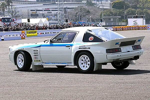 Wrc Plenum Rx7 マツダ RX-7 エボ WRC グループB SA22 デモンストレーション走行 Mazda RX-7 evo WRC Group B SA22 ...