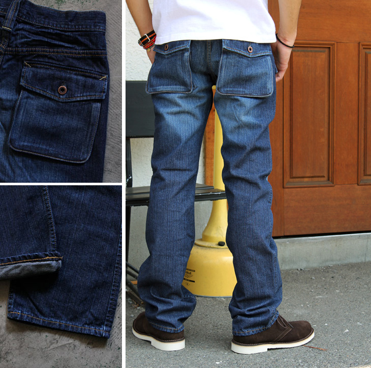 FOB factory F0311 Denim Officer Bush Pants!! | Mr.OLDMAN