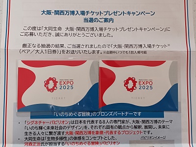EXPO 2025 入場券 引き寄せ 大人2枚セット 大阪万博