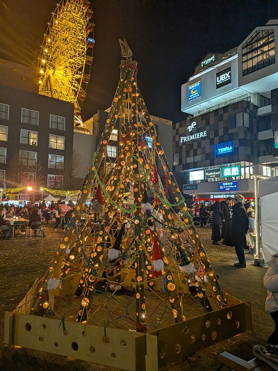 都筑区センター北で行われた「ドイツクリスマスマーケットin 都筑