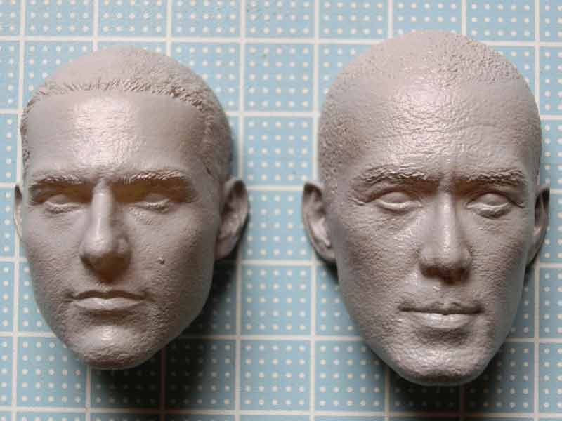 1/6サイズ トム・クルーズ、阿部寛 フィギュア頭部制作 | Ghost Wip