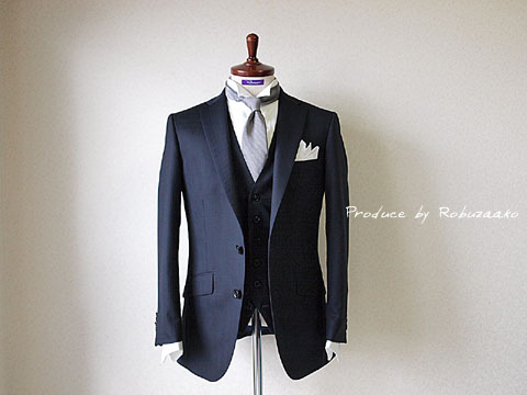 Prima Qualita 新郎 結婚式タキシード スリーピース スーツ（結婚式 