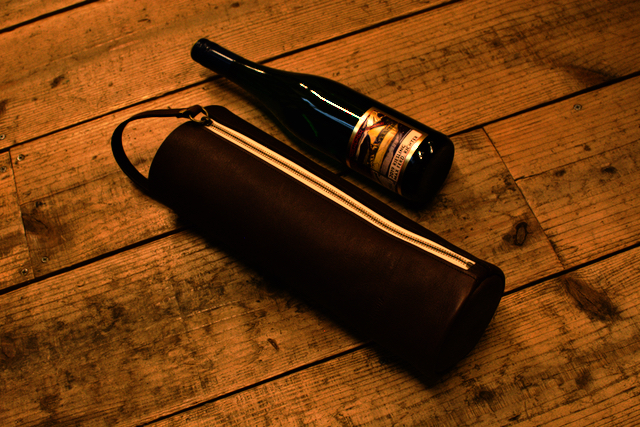 WINE BOTTLE CASE CHC ワインボトルケース（チョコ