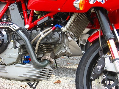 美品】DUCATI MH900e 純正オイルクーラー オイルクーラープロテクター