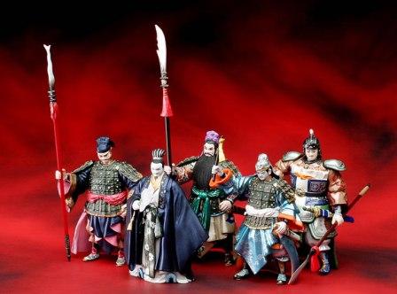海洋堂　三国志　フィギュアコレクション　第弐集　10体　台座　北陸製菓 海洋堂 三国志 フィギュアコレクション 第弐集 10体 台座 北陸製菓