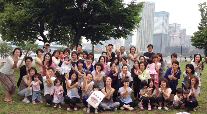 お外ヨガ 豊洲公園 イベントレポート