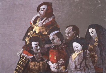 大森運夫 絵画 館蔵日本画 伝統芸能と音色の響き | 松岡