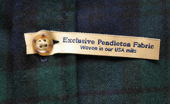 Exclusive Pendleton Fabric