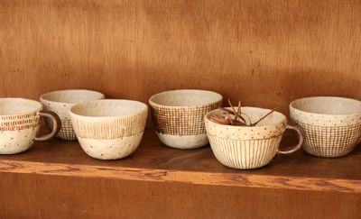 金成潤子さんリム鉢 作家 金成潤子とり丸鉢 小｜和食器通販