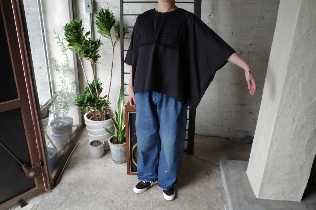 mizuiro-ind ピンタックショートポンチョ | MUFFIN BLOG
