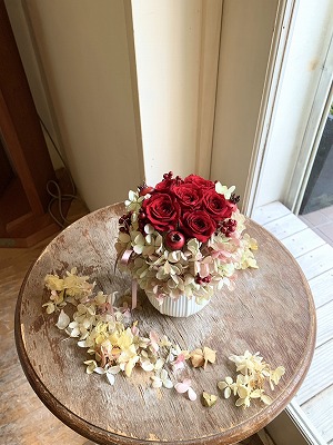 プリザーブドフラワーアレンジ新作？！ | blog.florista-asaki