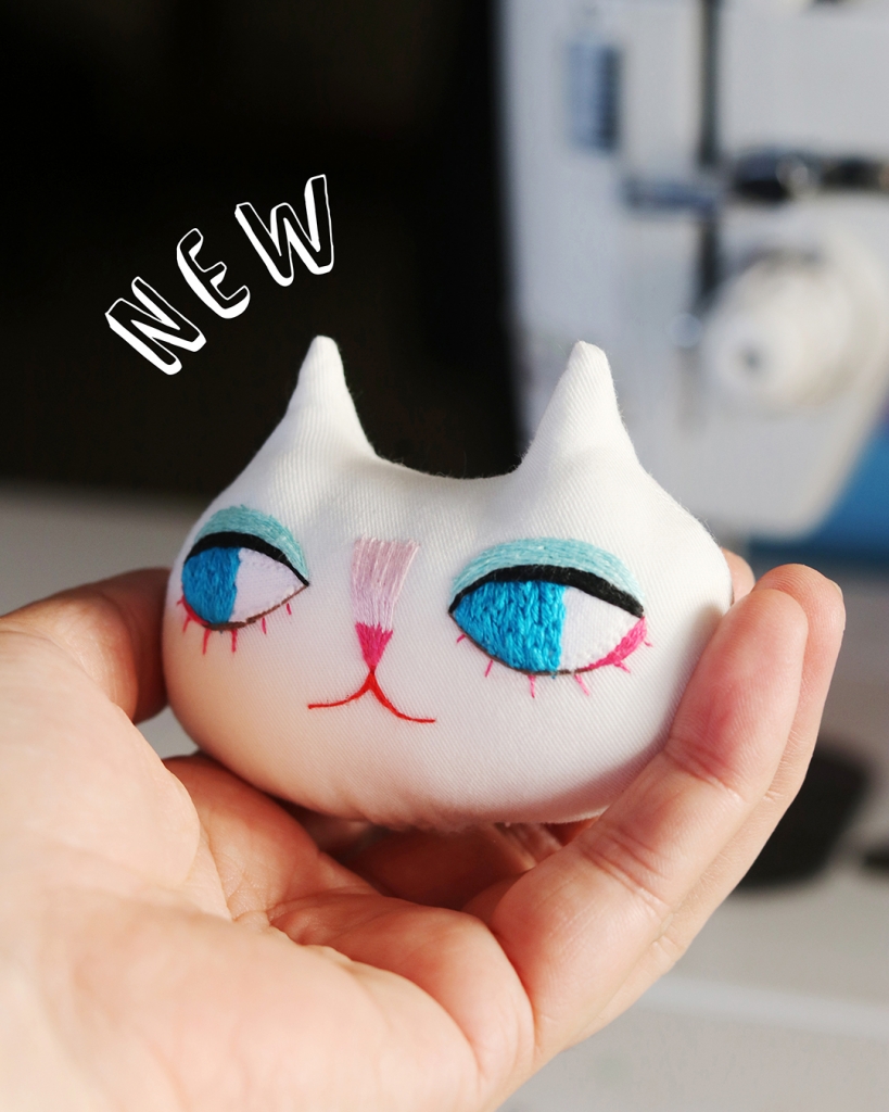上村久美 猫の人形gazet（ガゼット）着物 大きいサイズバッグチャーム