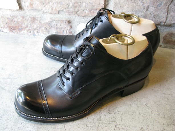 AUTHENTIC SHOE&Co. レースアップブーツ 27 ブラック×カーキ