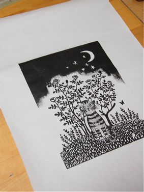 リトグラフ1日教室 | とりごえまり日記