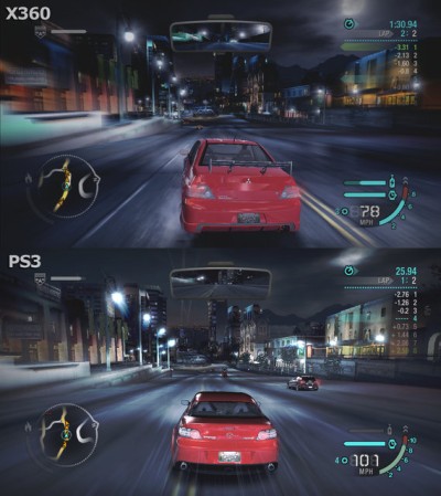 Need For Speed Carbon Comparison 720p