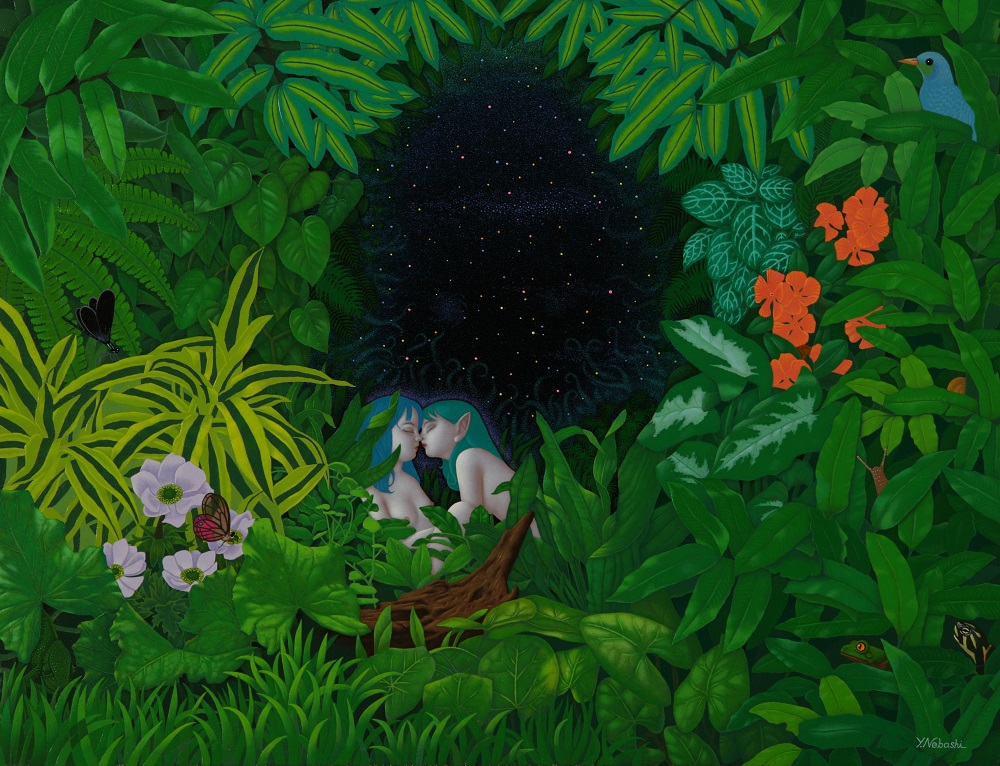 秘密の森 | 妖精画廊 根橋洋一の絵画世界