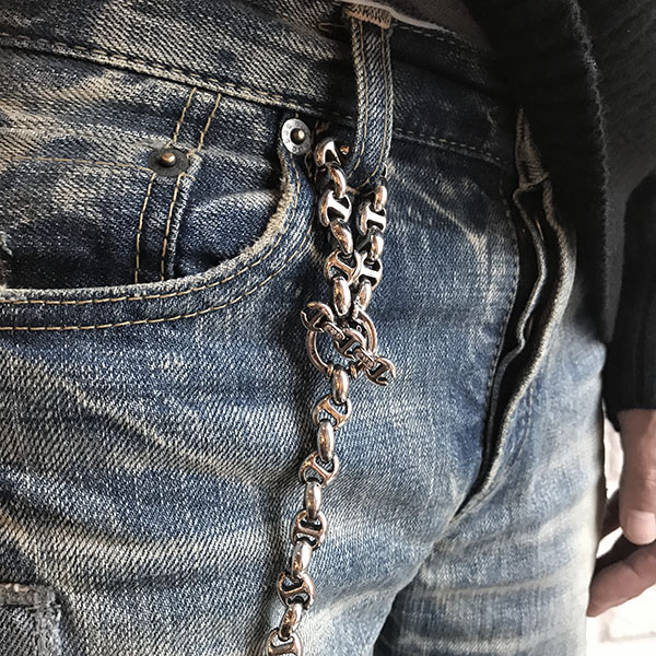 HOORSENBUHS (ホーセンブース) 10MM OPEN-LINK WALLET きく CHAIN WITH  