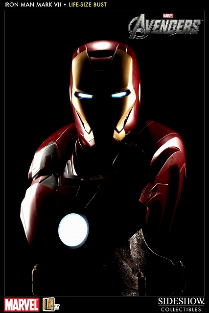 アベンジャーズ/ アイアンマン Mk-VII ライフサイズ バスト登場
