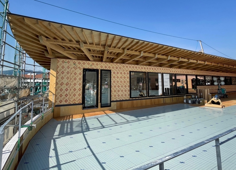 OYAKI FARM/3M出の扇垂木 | 自然素材といのちの場