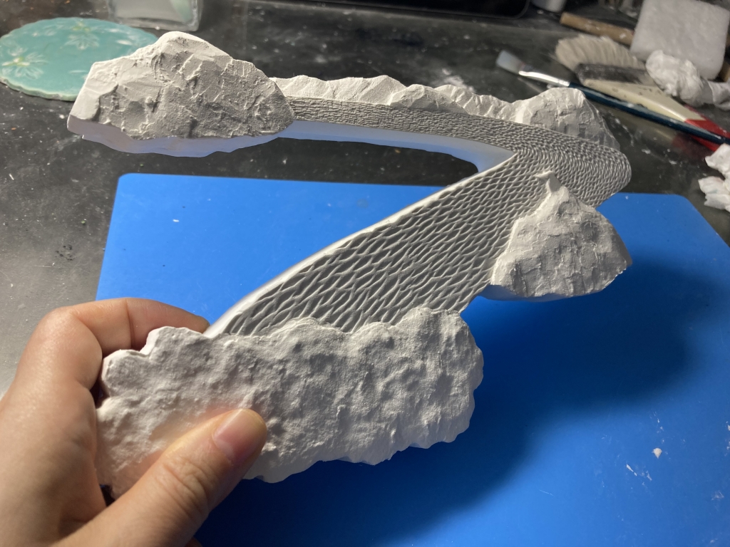 カワセミ レジンヘアゴム 青い宝石 女の子 レジン ヘアゴム 月BLUE