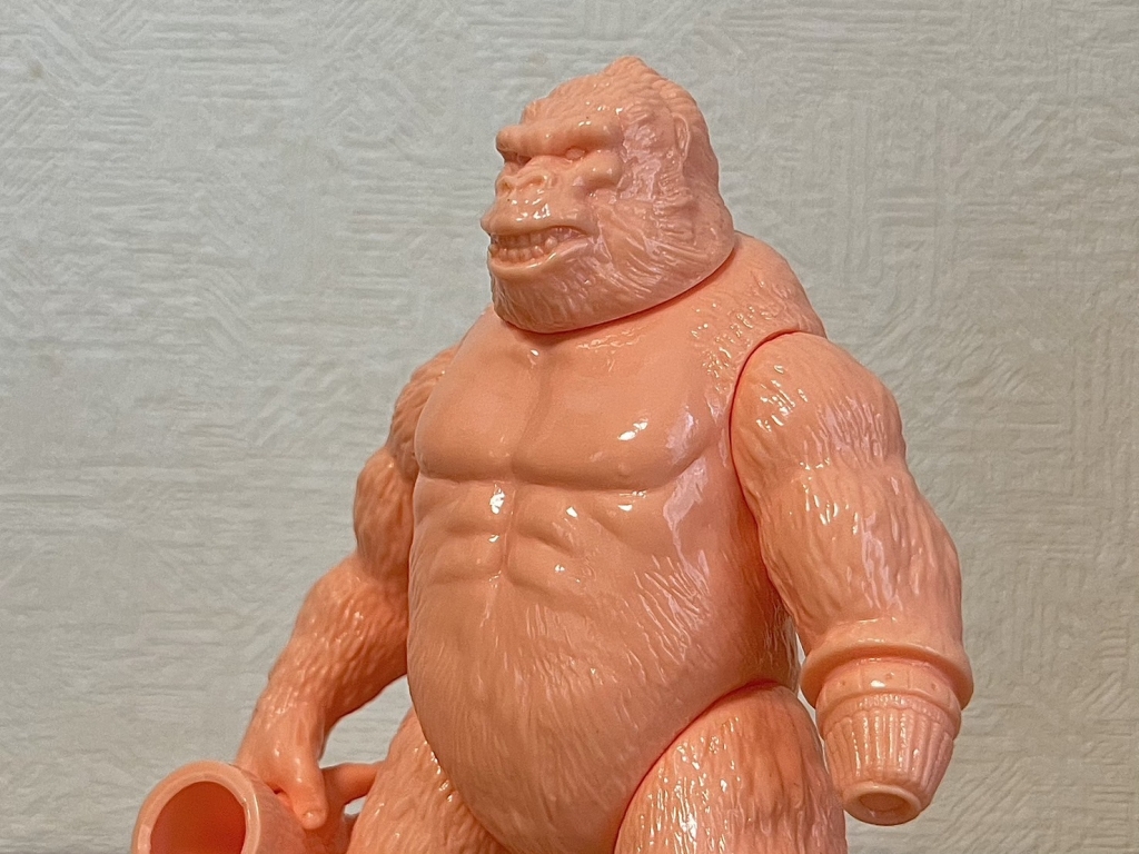 ナグルズ ゴリラ　初期版 多関節　ソフビ　CCP King Kong 森通商さんのソフビ【ゴリラ ナグルズ】の新作 「ガング テストタイプ