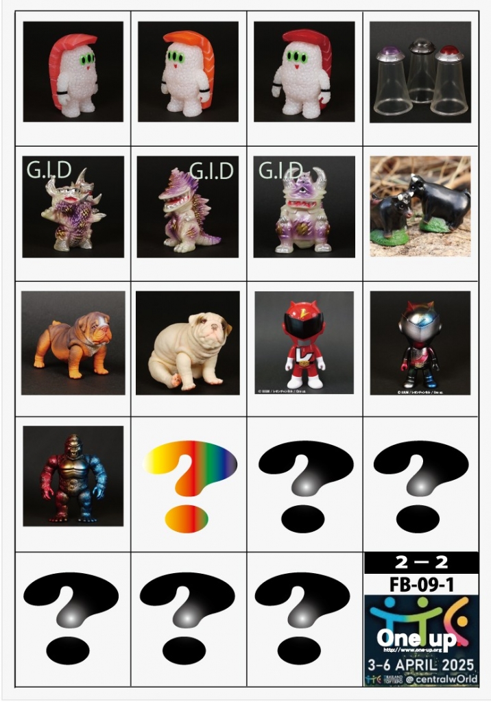 4/3-4/6 Thailand Toy Expo ( TTE ) 2025' One up. ブース販売品まとめ