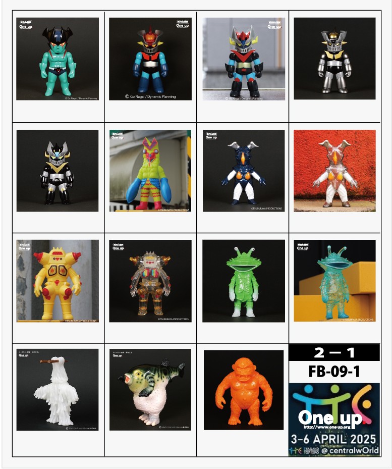 4/3-4/6 Thailand Toy Expo ( TTE ) 2025' One up. ブース販売品まとめ