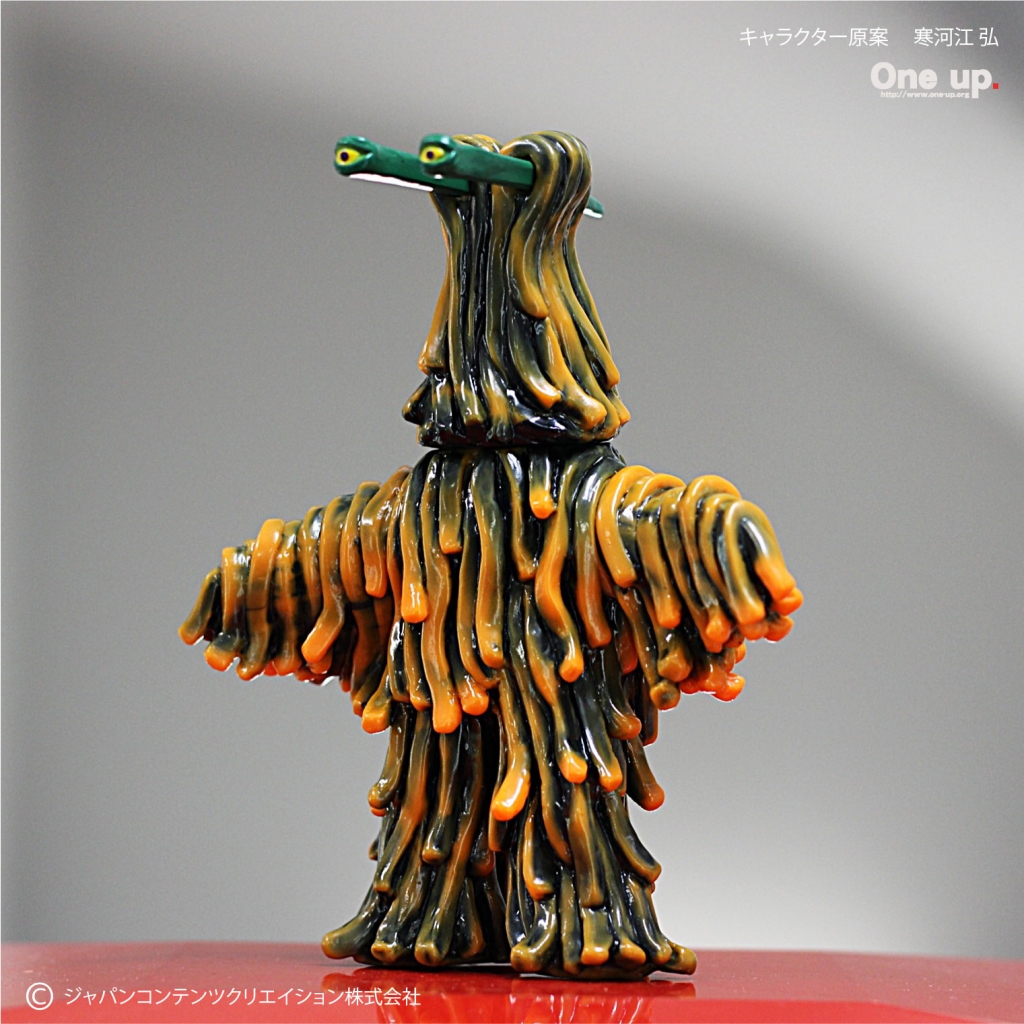 ぺインターネット彩色　One up. ご当地怪獣 「石ウードン」 ソフビ ぺインターネット彩色 One up. ご当地怪獣 「石ウードン