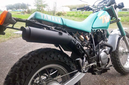 TW200 TW225 純正マフラー ヤマハ TW225 純正マフラー 綺麗です TW200