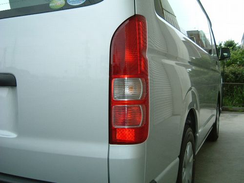 ハイエース２００系純正納車外しテール寒冷地B.フォグキャンディBKグラデーション ハイエース200系純正納車外しテール寒冷地B.フォグキャンディ