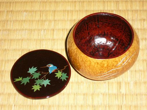 茶道具　香合　米本匠伯　蔦蒔絵瓢 瓢茶器 | 茶道具 小西康のぶろぐ