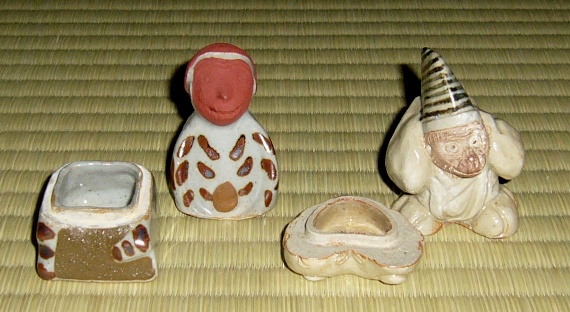 茶道具 三番叟香合 永興紹道 作 桐共箱・共布有 茶道具 道場宗廣造 葦に水 桐団扇香合 共箱 V 6785 - メルカリ